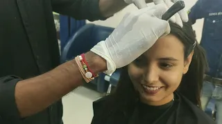 indian girl headshave hair donation