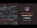 PHP STRINGS TUTORIAL chunk - split Split a string into smaller chunks