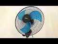 Cosmos 18” High Velocity Wall Fan | Unboxing \u0026 Demo