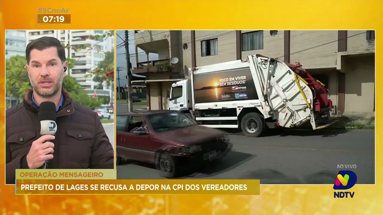 Prefeito de Lages se recusa a prestar depoimento na operação mensageiro