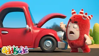 Kereta Fuse Rosak! 🚗💨  Kartun Lucu Anak Anak | Oddbods Malay