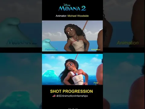 Moana 2 | Musical Scene Shot Progression