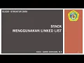 Struktur Data - Stack dengan Linked List
