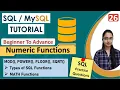 26-Numeric Functions in SQL Types of SQL Functions Examples ABS MOD SQRT CEIL POWER