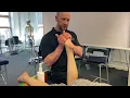 Lower leg massage techniques