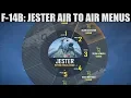 F-14B Tomcat AI Jester Air To Air BVR WVR Menus Tutorial DCS WORLD