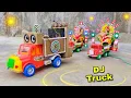 Download Lagu Durga Puja DJ Competition loading At-New home Durga Maiya Murti visarjan | big Dj loading tractor