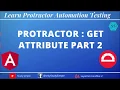 How to use getattribute in Protractor Selenium Protractor get attribute Protractor Tutorials