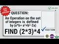 How to Solve Binary Operations Step-by-Step Find 2 3 4