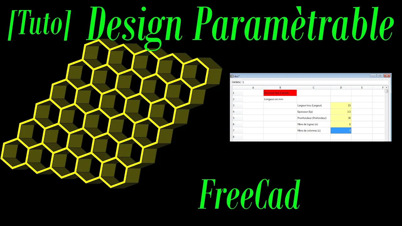13-[Tutoriel] Freecad: Creation d'un design paramètrable