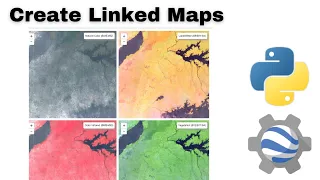 How to Create Linked Maps in Earth Engine Python API Google Earth Engine Tutorial