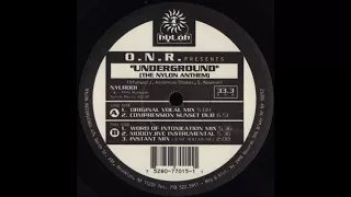 o n r underground original vocal mix 