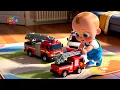 Helping Cars to the Rescue Garbage Truck Fire Truck Ambulance Song Nursery Rhymes Kids Song
