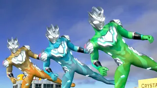 Ultraman VS Robots VS Kaiju 3D Animation Compilation Big and Small Superheroed Battles!