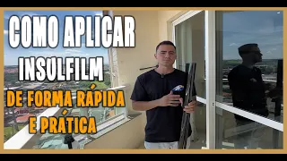 Como Aplicar Insulfilm Residencial em portas, janelas de forma prática e rápida.