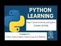 Learn Python in Urdu Python Tuples Complete Tutorial W3Schools Style Lecture 15