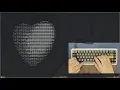 ASMR Programming Spinning Beating Heart C - No Talking