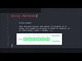 AP CSA Unit 6 Review Array