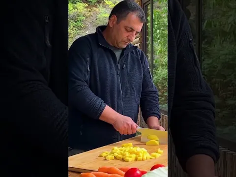 Traditional Ukrainian borscht made the old way