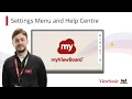 myViewBoard Tips - Settings Menu and Help Centre with myViewBoard