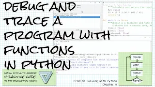 Debug and trace functions in Python Problem Solving with Python Ch 5 Debug