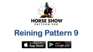 HORSE SHOW PATTERN PRO AQHA APHA and NRHA Reining Pattern 9