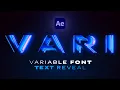 After Effects 2026 NEW Variable Fonts Make Text Reveals Stupidly Easy Tutorial