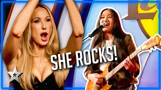 Nene Royal CRUSHES 'Hysteria' by Muse On America's Got Talent! | Kids Got TALENT
