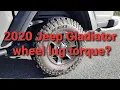 Jeep Gladiator Wheel Lug Torque Complete Guide and Specs