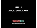 WP - Import Sample Data Steps 3