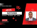 Java Notions Optional - ofNullable
