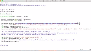 Generate a random number in Java
