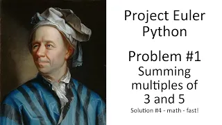 Euler Problem 1 part 4 - Using math