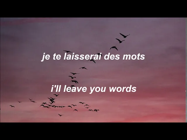 Download MP3 je te laisserai des mots // patrick watson lyrics with english translations