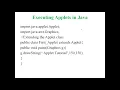 46 Applets Basics Applets - vs Applications Life Cycle Applets in Java