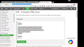 Codeanywhere Tutorials Form to create user