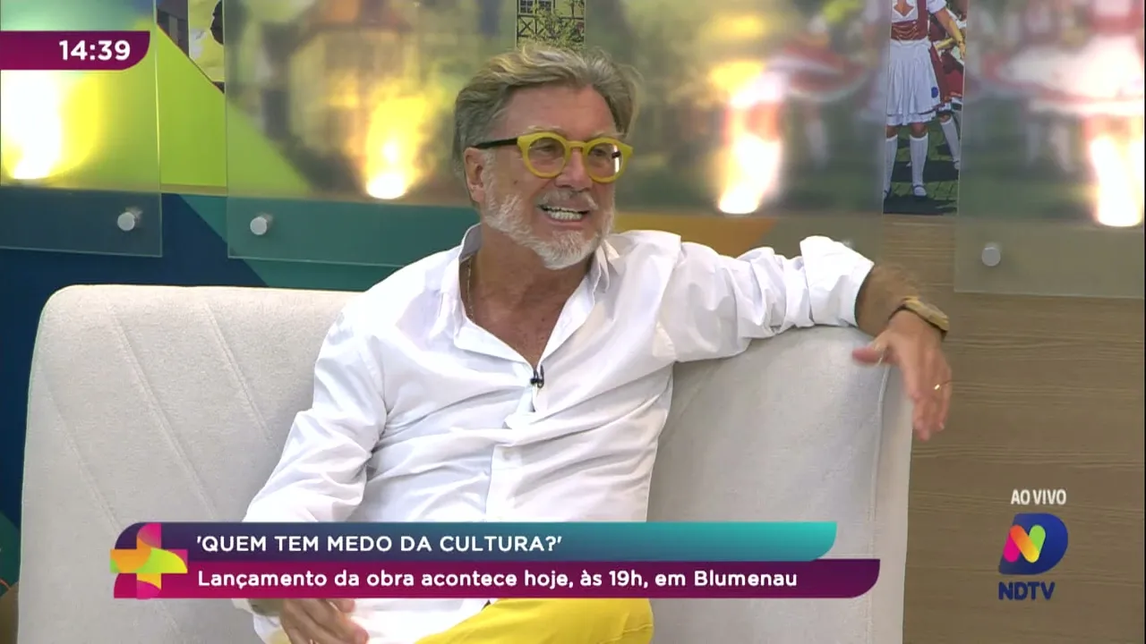 'Quem Tem Medo da Cultura?': lançamento da obra acontece hoje, às 19h, em Blumenau