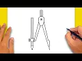 How to draw Compass Pencil