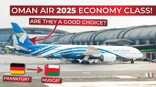 Flying Oman Air Boeing 787 In ECONOMY In 2025 From Frankfurt To Muscat BRUTALLY HONEST REVIEW 