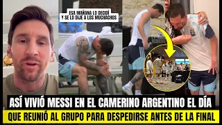 ESTO DIJO MESSI DE CÓMO FUE EL DÍA QUE DECIDIÓ SALIR DE LA SELECCION REUNIÓ AL GRUPO LLANTOS,ETC