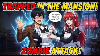 trapped in the mansion part 1 zombie attack tg tf comic tgtfstories2 