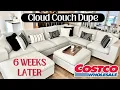 Costco Thomasville Cloud Couch Dupe - 6 Week Update