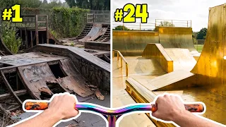 24 скейт-парка за 24 часа!