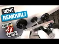 PDR Paintless Dent Repair for Beginners - Pulling the Dent on the VT Calais
