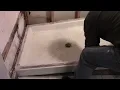 How to Remove a Shower Pan with a Rubber Gasket