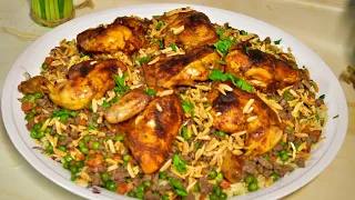 أطيب وصفه ل رز الاوزي   اوزي الدجاج              دندنها