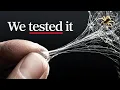 Is spider web really stronger than steel