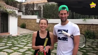 Novak Djokovic and wife Jelena accept Andy Murray s 100-Volley Challenge