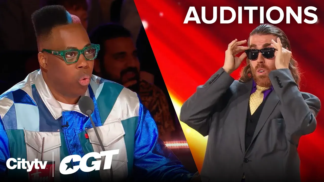Super Slick Dude Delights (And Confuses) Us | Auditions | Canada's Got Talent 2024