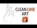 Create Clean Lineart in Autodesk Sketchbook Tutorial